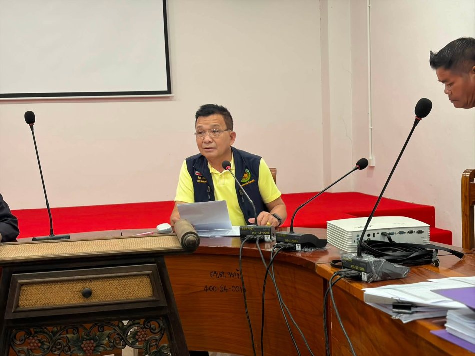 การประชุมพนักงานองค์การบริหารส่วนตำบลนางัว ประจำเดือนสิงหาคม 2569 
