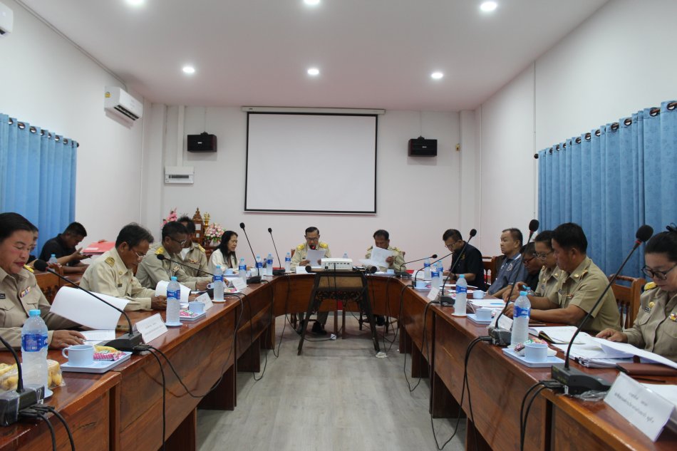 การประชุมสภาองค์การบริหารส่วนตำบลนางัวสมัยสามัญสมัยที่ 2/2569 ครั้งที่ 4 